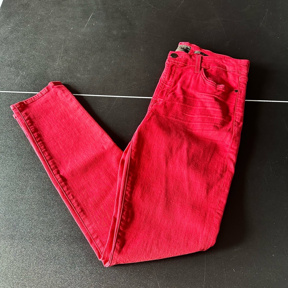 Vibrant Red Skinny Jeans